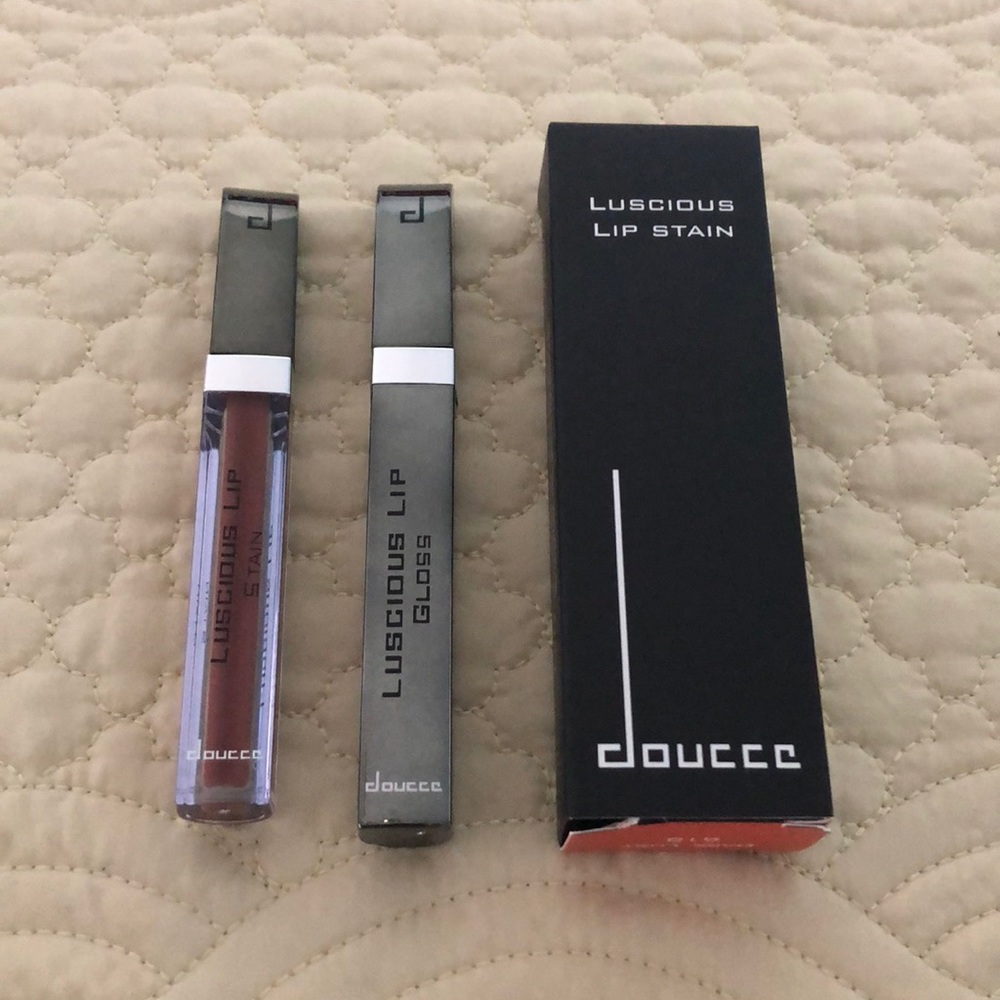 Brand new Luscious Lip Stain and Gloss- Dark Lust
